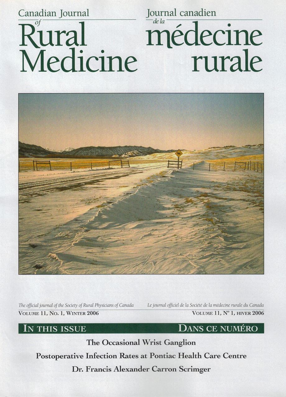 CJRM Winter 2006 v11 cover